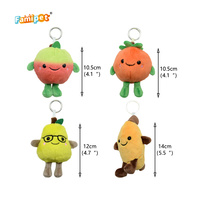 Famipet Fabricant Personnalisé Nouveau Kawaii Petit Porte-clés en peluche doux en forme de fruit, jouet en peluche