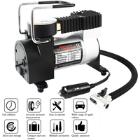 Compresseur d'air électrique monocylindre, gonfleur de pneus de voiture portable et multifonctionnel, gonfleur de pneus électrique en plastique pour voiture