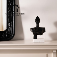 Décoration intérieure d'hôtel, bureau, accessoires décoratifs modernes, simplicité, luxe, ornements, table, résine, figurine humaine artistique, décoration de la maison
