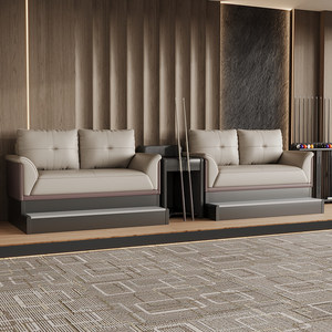 Chaises de billard haut de gamme pour salles de billard, idéales pour la visionnage commercial, privé, la diffusion <span class=keywords><strong>en</strong></span> direct et les zones de repos – Canapés de billard <span class=keywords><strong>en</strong></span> cuir PU - Product Image 4