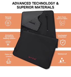 Coussin chauffant électrique portable de haute qualité pour le corps entier, sac de sauna détoxifiant avec <span class=keywords><strong>fermeture</strong></span> éclair, contrôle intelligent et protection contre la surchauffe pour l'hiver - Product Image 5