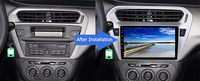 4G LTE WIFI Android 13 IPS 9 pouces écran système multimédia voiture lecteur MP5 pour Peugeot 301 Citroen Elysee C-Elysee 2013 2014