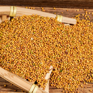 Yulin gia vị bán buôn số lượng lớn khô vàng mù tạt hạt tự nhiên nguyên hạt thực phẩm hạt mù tạt hạt giống - Product Image 2