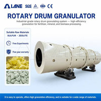 Granulateur rotatif à tambour au soufre LANE, ligne de production de granulation d'engrais minéraux, usine industrielle, fournisseur
