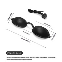 Vente en gros de lunettes anti-taches, masque pour les yeux, épilation, forte protection contre les rayons ultraviolets, lumière laser LED