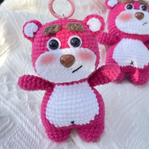 Poupées en crochet adorables artisanales | Mini porte-clés animaux en peluche et breloques de sac à main | Cadeau fait main et décor essentiel - Product Image 6