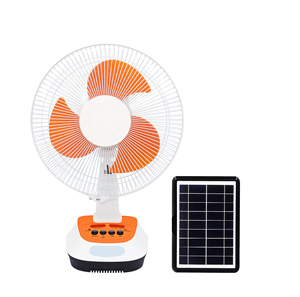 Solar Table Fan <b>Rechargeable</b> <b>Led</b> Fan 12 Inch Emergency Desk Fan <b>Rechargeable</b> EP-3212 <b>Rechargeable</b> Fan With Solar P - Product Image 3