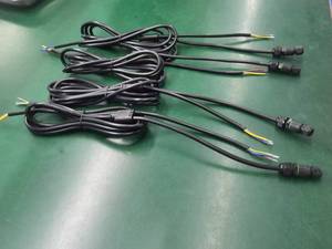 Y tipo rame nucleo cavo 1 in 2 con PG9-3pin IP67 10A 300V-500V PVC nero 3m lungo 3x1 mm2 per esterno & LED di potenza - Product Image 5