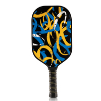 Raquette de pickleball en fibre de carbone 3K avec logo personnalisé, fabrication directe d'usine Joysent, thermoformée, épaisseur 16 mm