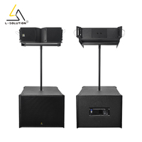 Système de sonorisation professionnel pour DJ, 2 enceintes K208 double 8 pouces et 2 enceintes SB18 simple 18 pouces, subwoofer néodyme, système de sonorisation pour fêtes