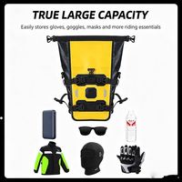 Sac de guidon de moto en PVC écologique résistant à l'usure pour toutes les conditions météorologiques, camping en plein air, longues balades en moto