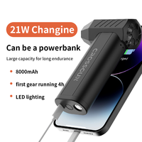 Ventilateur turbo mini rechargeable 8000 mAh, souffleur d'air électrique sans fil, aspirateur de voiture, souffleur d'air portable pour le nettoyage