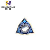 Nouvel insert de fraisage CNC en carbure de tungstène négatif HongJiang TNMG pour finition, revêtement CVD/PVD, haute résistance à l'usure, OEM
