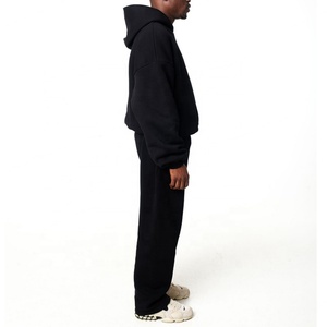 Sudadera con Capucha de Felpa Francesa de Primera Calidad con Logotipo Personalizado, Sudadera Informal de Doble Capa de 320 g/m², Sudadera Corta Extra Grande - Product Image 6