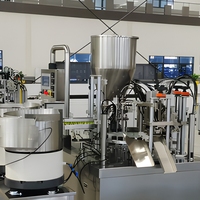 Machine de remplissage et de scellage automatique rotative pour tubes souples d'huiles essentielles et de produits pour animaux de compagnie