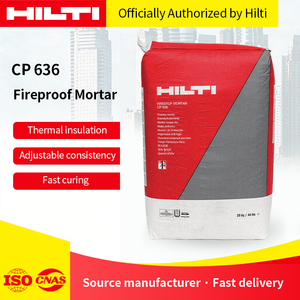 <span class=keywords><strong>Mortero</strong></span> Ignífugo y Retardante de Llama Hilti CP 636 para Aislamiento de Bandejas de Cables en Interiores y Exteriores para la Construcción - Product Image 1