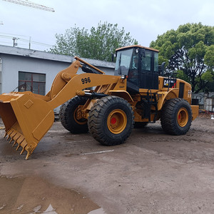 Chargeuse sur pneus Caterpillar 966H d'occasion, équipement de construction d'origine japonaise - Product Image 2
