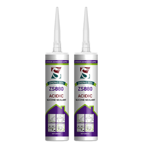 High Quality OEM Transparent Acetic <strong>Silicone</strong> Sealant 100% Acid <strong>Silicone</strong> Adhesive For Glass Bathroom PVC - Product Image 1