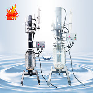 Réacteur multifonctionnel en verre gainé 20L automatique 220V avec fonctions de rotation et de levage construites sur mesure selon vos besoins - Product Image 2