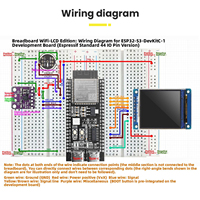 Kit DIY de carte de développement Xiao Zhi ESP32 S3 Al Chatbot avec écran de 1,54 pouce, kit de démarrage d'assistant vocal Al pour Deepseek