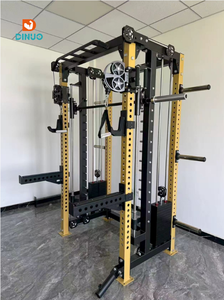 Rack de Pesas Multifuncional Comercial con <span class=keywords><strong>Barra</strong></span> Guía de 19 mm y Poleas de Aluminio de 90 mm - Product Image 2