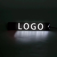 Logo de voiture Lumière LED Emblème de calandre de voiture Badge Autocollant lumineux Décalque lumineux Accessoires de haute qualité pour le tuning automobile