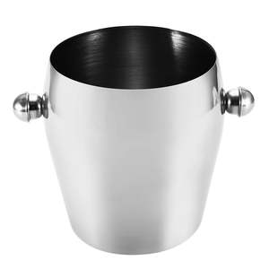 Logotipo personalizado Bar 2.5L Mini Acero inoxidable Cerveza Vino Champán Cubo <span class=keywords><strong>de</strong></span> hielo <span class=keywords><strong>para</strong></span> fiesta Camping Ama <span class=keywords><strong>de</strong></span> <span class=keywords><strong>casa</strong></span> - Product Image 4
