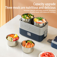 Boîte à lunch électrique, chauffe-aliments portable adapté à la maison et au bureau sont des cadeaux idéaux pour les hommes et les femmes