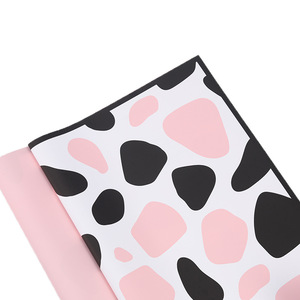 Papier d'emballage imperméable pour bouquets <span class=keywords><strong>de</strong></span> fleurs, style coréen, motif girafe, <span class=keywords><strong>jungle</strong></span>, fleurs, boutique <span class=keywords><strong>de</strong></span> fleurs, matériel d'arrangement floral - Product Image 2