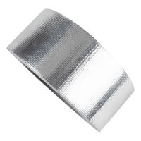 Ruban adhésif en tissu de fibre de verre avec feuille d'aluminium pour protection thermique, ignifuge, pour isolation de câbles