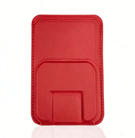 Porte-cartes magnétique en cuir de haute qualité avec logo personnalisable, portefeuille magnétique pour téléphone, portefeuille magnétique en cuir