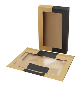 Opening Honey Jar Gift Box With Pvc Window,Die Cut Kraft Paper Packaging Gift Box,Customized Logo Gift Box