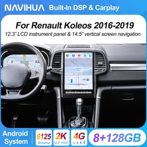 NaviHua - Actualización del Interior del Automóvil, Radio para Automóvil de 14.5 Pulgadas, Panel de Instrumentos Digital, Unidad Principal para Renault Koleos Megane 4 2016 2019 - Product Image 3
