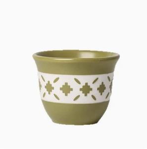 Arab handcrafted beverage custom printed logo small <b>clay</b> espresso cup <b>set</b> ceramic coffee cup - Product Image 6