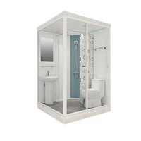 Cabines de douche et toilettes modulaires préfabriquées personnalisées pour la maison et l'hôtel, unités compactes de salle de bain préfabriquée