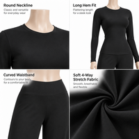 Ensemble 2 pièces OEM pour femme grande taille, col rond, anti-transpiration, léger, respirant, extensible dans quatre directions, anti-UV, séchage rapide, anti-odeur