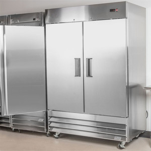 Refrigeration Equipment Stainless Steel 2 Door Commercial Kitchen Refrigerator Industrial Freezer for Hotel - Product Image 4