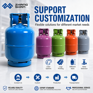 Cilindro de <span class=keywords><strong>Gas</strong></span> Recargable y Reciclable ZHANGSHAN de 5 kg, Tanque de GLP para <span class=keywords><strong>Camping</strong></span>, Proveedores a Bajo Precio - Product Image 3