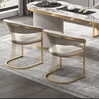 Chaises de salle à manger en velours noir rembourrées de style moderne, chaise de salle à manger de luxe moderne pour hôtel