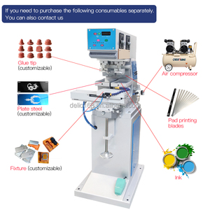 Two Colors Pad Printing Machine Left and Right Shuttle Pad Printer <strong>Equipment</strong> for Bottle,Toy, Tableware and Cosmetic - Product Image 3