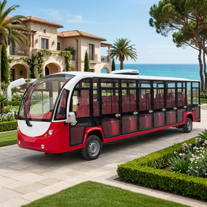Autobús Turístico Clásico de Alta Gama con Estructura de Acero de Color Personalizado, Neumáticos, Puertas y Tren sin Rieles XCEGO - Product Image 1