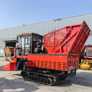 Xingjiayuan Xingjiayuan 4qzl-8 Bibo Agriculture <b>Harvester</b> Self-propelled Feed <b>Harvester</b> 5 Rows Crawler Tractor Grass Silage - Product Image 4