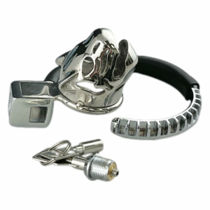 新デザインの虎頭チャスティティケージデバイス、カップル向け代替アダルト玩具セックスロック、販売中 - Product Image 3