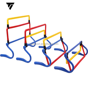 Allenamento di <span class=keywords><strong>calcio</strong></span>: salto con ostacoli agile, salto a ostacoli pieghevole regolabile su attrezzatura per l'allenamento di <span class=keywords><strong>calcio</strong></span> con piattaforma sopraelevata - Product Image 1