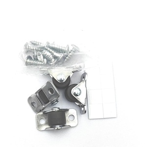 <b>Plastic</b> 0.5-inch Skirting Drawers & Shoe Cabinets Swivel Casters Rubber Wheels 12mm Diameter 30kg Load Capacity - Product Image 6