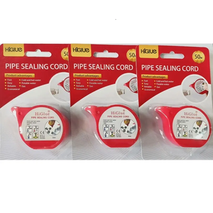 Adhésif blanc de cordon d'étanchéité de tuyau de mastic de bande de Ptfe de 50m approuvé par CE pour le transport de construction de plomberie d'eau potable de gaz - Product Image 2