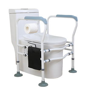 Cường Độ Cao Ống Thép Carbon Chiều Cao Có Thể Điều Chỉnh An Toàn Khung Đường Sắt Công Giụ-Miễn Phí Cài Đặt Nhà Vệ Sinh Grab Thanh Lan Can Cho Người Cao Tuổi - Product Image 2