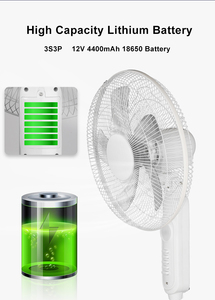 <b>Standing</b> Solar Fan 15V Rechargeable Brushless Motor 25W 5-48 Hours Working Time Pedestal LED <b>Night</b> Light Aluminum H116 S - Product Image 6
