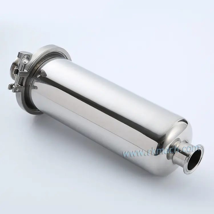 Fabricant de filtre de type tube droit, 2022 chaud 304 316L hygiénique tri pince