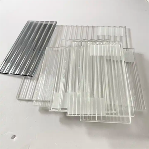 <span class=keywords><strong>Verre</strong></span> texturé cannelé ultra-clair personnalisé de 3 à 19mm <span class=keywords><strong>Verre</strong></span> trempé décoratif pour portes et fenêtres <span class=keywords><strong>Verre</strong></span> architectural - Product Image 5